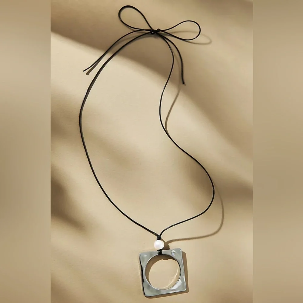 NWT Frasier Sterling La Jolla Cord Necklace - Picture 2 of 5